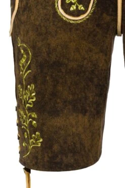 Hirschlederhose Kurz Altbraun Mit Gürtel George 006932 -Modegeschäft moser hirschlederhose kurz altbraun mit guertel george 006932 4 1200x1200