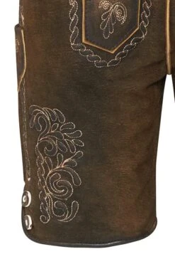 Kinder Lederhose Kurz Dunkelbraun Antik Max 011745 -Modegeschäft moser kinder lederhose kurz dunkelbraun antik max 011745 4 1200x1200