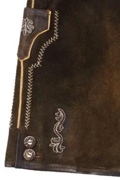 Kinder Lederhose Kurz Mit Gürtel Braun Antik Flori 003850 -Modegeschäft moser kinder lederhose kurz mit guertel braun antik flori 003850 3 1200x1200 1