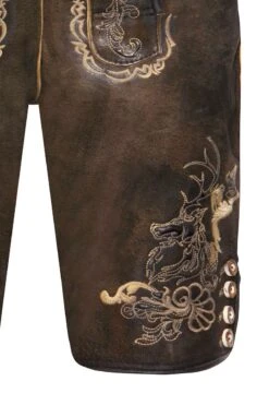 Lederhose Kurz Dunkelbraun Luis 015422 -Modegeschäft moser lederhose kurz dunkelbraun luis 015422 3 1200x1200