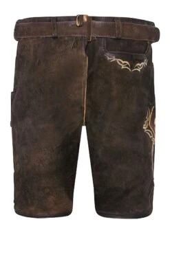 Lederhose Kurz Dunkelbraun Luis 015422 -Modegeschäft moser lederhose kurz dunkelbraun luis 015422 4 1200x1200