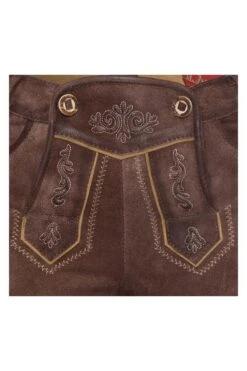 Damen Lederhose Kurz Mittelbraun Eva 120724 -Modegeschäft moser lederhose kurz eva 120724 braun 2 1200x1200