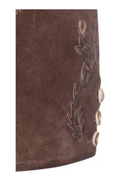 Damen Lederhose Kurz Mittelbraun Eva 120724 -Modegeschäft moser lederhose kurz eva 120724 braun 3 1200x1200