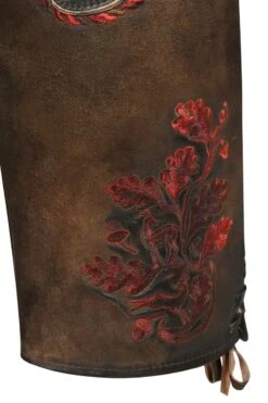 Lederhose Kurz Mit Gürtel Braun Rot Bestickt SSV Jahn Regensburg 009809 -Modegeschäft moser lederhose kurz mit guertel braun rot bestickt ssv jahn regensburg 009809 7 1200x1200 1