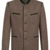 Lodenjacke Hellbraun Dunkelgrün Ferdinand 010624