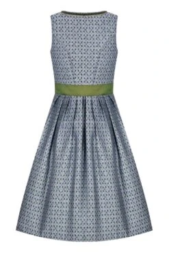 Modegeschäft -Modegeschäft moser midi dirndl 65 cm hellblau gemustert dunkelblau elena 006919 2 1200x1200