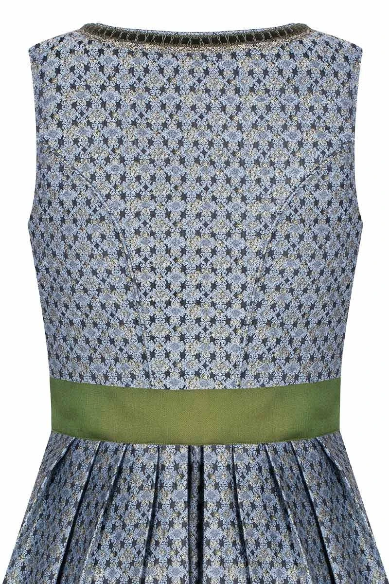 Midi Dirndl 65 Cm Hellblau Gemustert Dunkelblau Elena 006919 4 Midi Dirndl 65 Cm Hellblau Gemustert Dunkelblau Elena 006919 – Bild 4