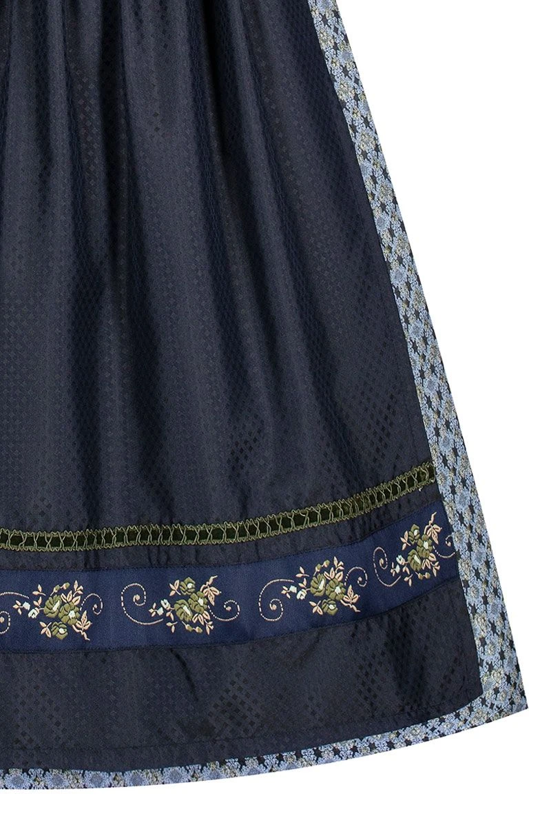 Midi Dirndl 65 Cm Hellblau Gemustert Dunkelblau Elena 006919 5 Midi Dirndl 65 Cm Hellblau Gemustert Dunkelblau Elena 006919 – Bild 5