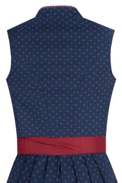 Midi Dirndl 65 Cm Blau Rot Marie 010073 -Modegeschäft moser midi dirndl 65cm blau rot marie 010073 4 1200x1200