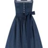 Midi Dirndl 65 Cm Anni 011889 Blau