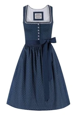 Midi Dirndl 65 Cm Anni 011889 Blau