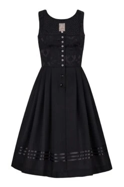 Midi Dirndl 65 Cm Gastro Schwarz Britta 010941