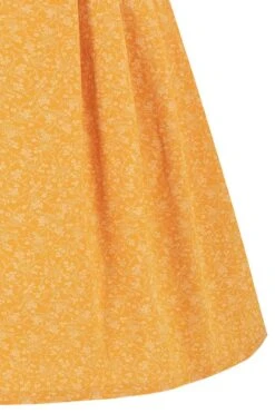 Midi Dirndl 65 Cm Gelb Creme Flora 016315 -Modegeschäft moser midi dirndl 65cm gelb cremeweiss flora 016315 6 1200x1200