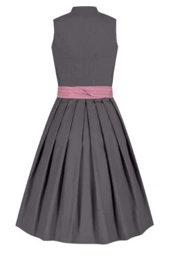 Midi Dirndl 65 Cm Grau Altrosa Anna 010428 -Modegeschäft moser midi dirndl 65cm grau altrosa anna 010428 3 1200x1200