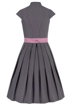 Midi Dirndl 65 Cm Grau Altrosa Stretch Paula 010381 -Modegeschäft moser midi dirndl 65cm grau altrosa stretch paula 010381 3 1200x1200 1