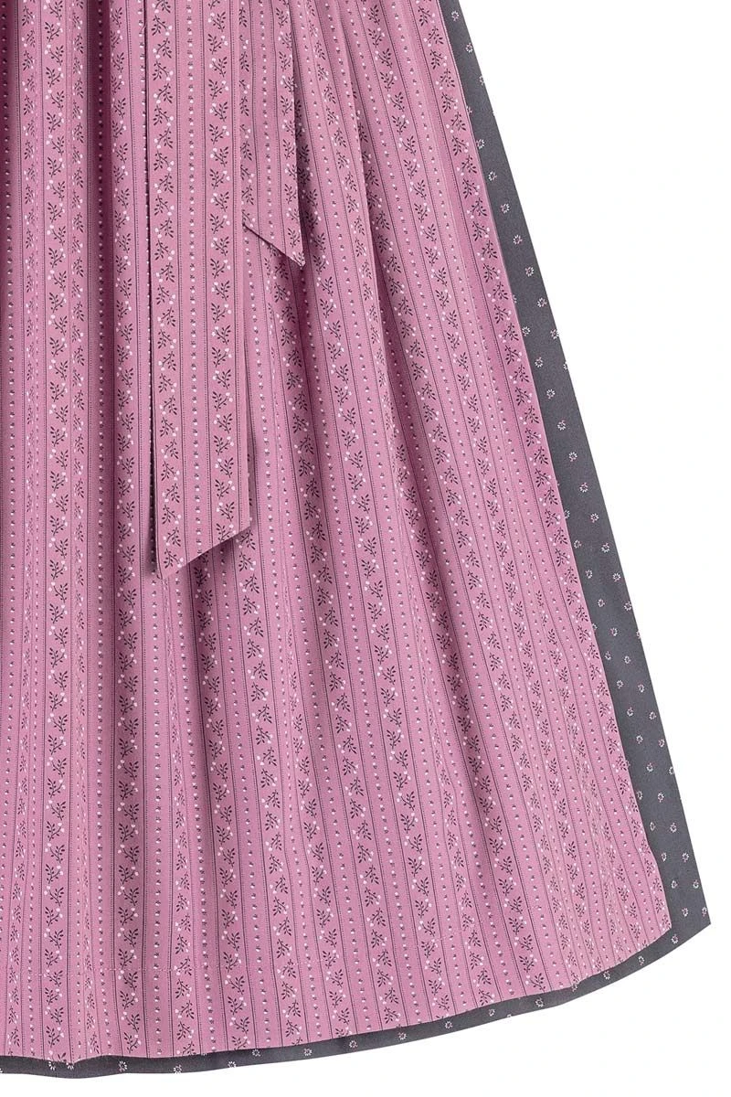 Midi Dirndl 65 Cm Grau Altrosa Stretch Paula 010381 5 Midi Dirndl 65 Cm Grau Altrosa Stretch Paula 010381 – Bild 5