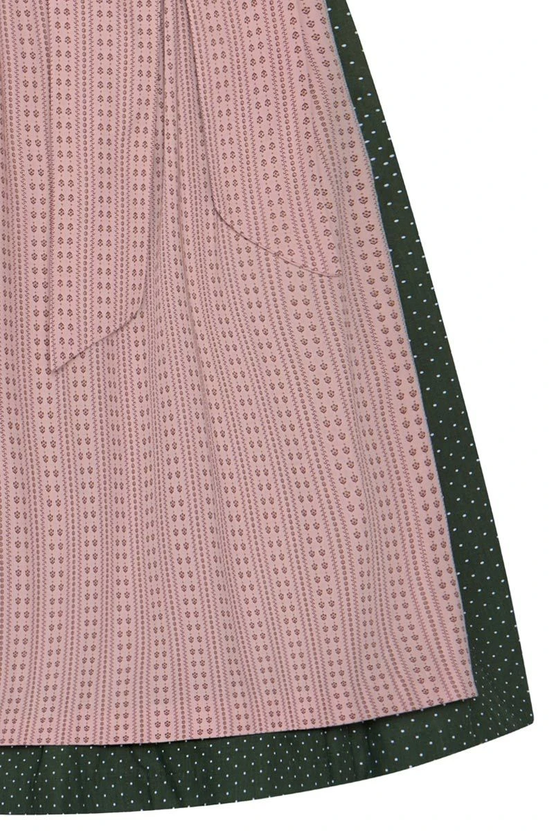 Midi Dirndl 65 Cm Grün Altrosa Valentina 014425 5 Midi Dirndl 65 Cm Grün Altrosa Valentina 014425 – Bild 5