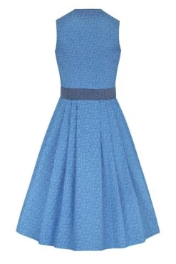 Midi Dirndl 65 Cm Hellblau Geblümt Venora 009974 -Modegeschäft moser midi dirndl 65cm hellblau gebluemt venora 009974 3 1200x1200