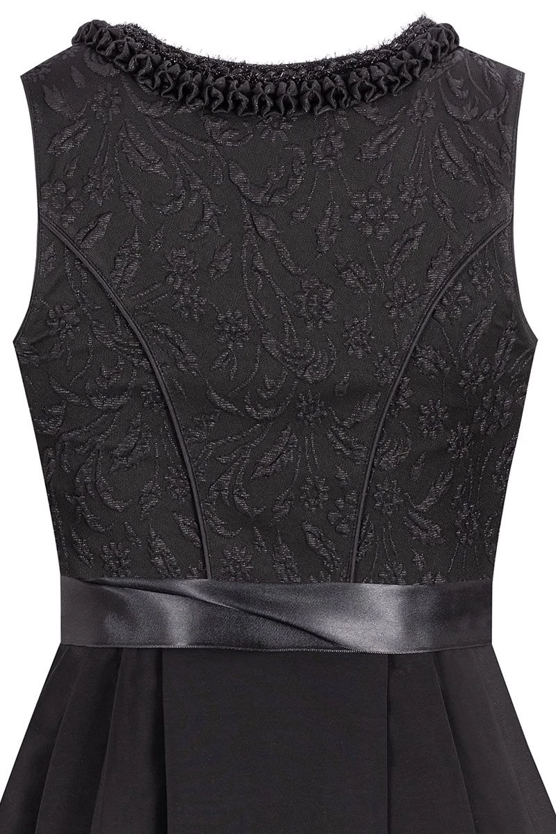 Midi Dirndl 65 Cm Schwarz Mit Paillettenschürze Nero 015711 4 Midi Dirndl 65 Cm Schwarz Mit Paillettenschürze Nero 015711 – Bild 4