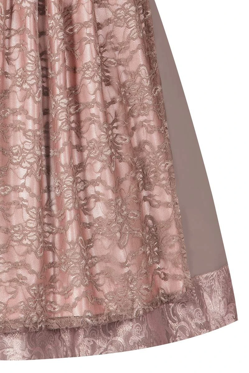 Midi Dirndl 65cm Altrosa Taupe 004476 5 Midi Dirndl 65cm Altrosa Taupe 004476 – Bild 5