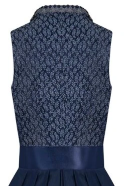 Midi Dirndl 65cm Dunkelblau Silber 004474 -Modegeschäft moser midi dirndl 65er dunkelblau silber 004474 4 1200x1200