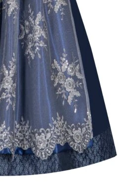 Midi Dirndl 65cm Dunkelblau Silber 004474 -Modegeschäft moser midi dirndl 65er dunkelblau silber 004474 5 1200x1200