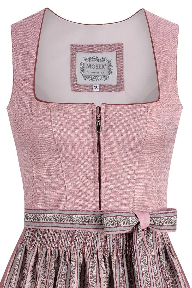 Midi Dirndl 70 Cm Altrosa Rosenholz Lily 014182 2 Midi Dirndl 70 Cm Altrosa Rosenholz Lily 014182 – Bild 2