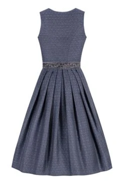 Midi Dirndl 70 Cm Blau Blaugrau Martina 015477 -Modegeschäft moser midi dirndl 70cm blau blaugrau martina 015477 3 1200x1200