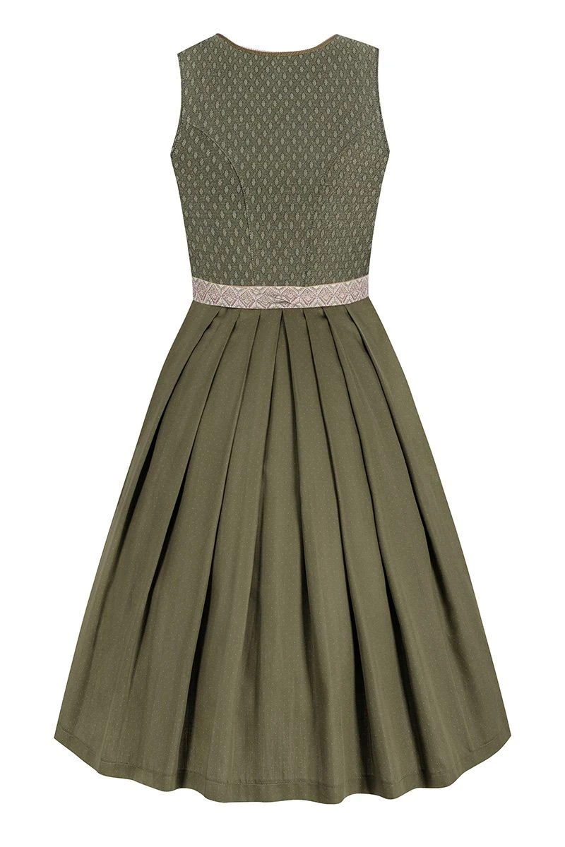 Midi Dirndl 70 Cm Oliv Salbei Liane 014191 3 Midi Dirndl 70 Cm Oliv Salbei Liane 014191 – Bild 3