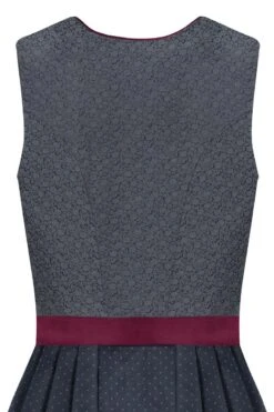 Midi Dirndl 70cm Anthrazit Bordeaux Marta 005205 -Modegeschäft moser midi dirndl 70er anthrazit bordeaux marta 005205 4 1200x1200