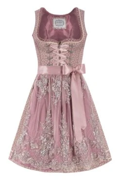 Mini Dirndl 60 Cm Rosenholz Taupe Sophie 013942