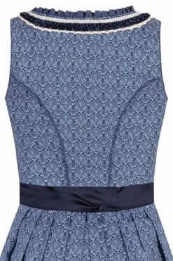 Mini Dirndl 55 Cm Blau Gemustert Viktoria 010217 -Modegeschäft moser mini dirndl 55cm blau gemustert viktoria 010217 4 1200x1200