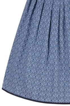 Mini Dirndl 55 Cm Blau Gemustert Viktoria 010217 -Modegeschäft moser mini dirndl 55cm blau gemustert viktoria 010217 6 1200x1200