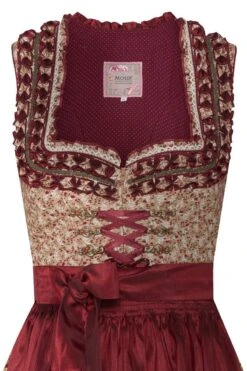 Mini Dirndl 55 Cm Braun Dunkelrot Alice 006514 -Modegeschäft moser mini dirndl 55cm braun dunkelrot alice 006514 3 1200x1200