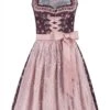 Mini Dirndl 55 Cm Dunkelrot Altrosa Lara 014520