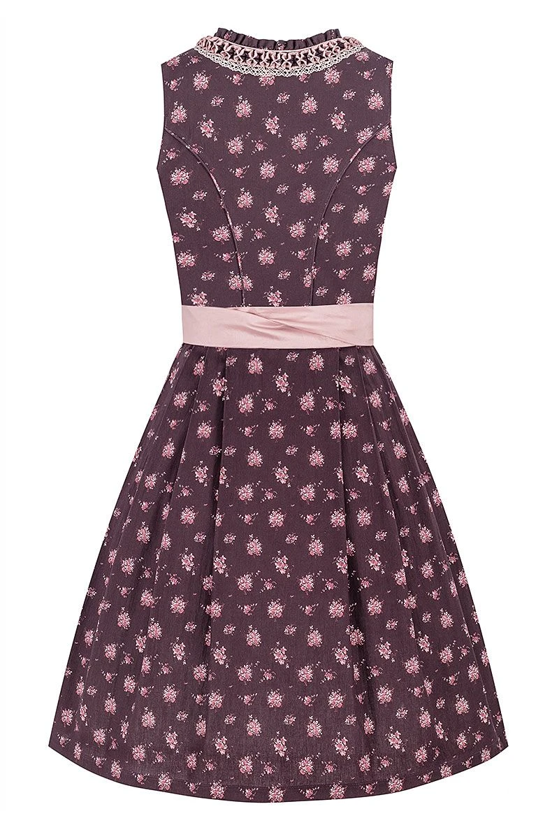 Mini Dirndl 55 Cm Dunkelrot Altrosa Lara 014520 3 Mini Dirndl 55 Cm Dunkelrot Altrosa Lara 014520 – Bild 3