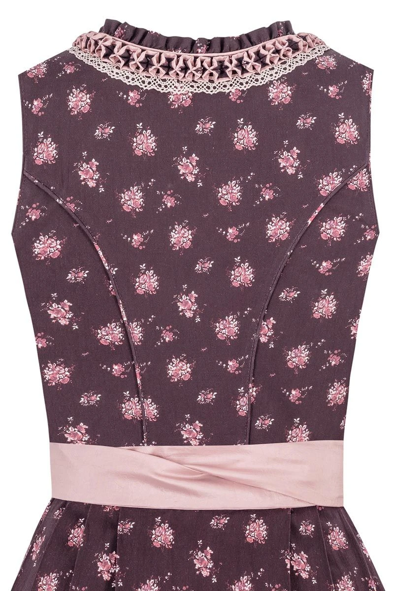 Mini Dirndl 55 Cm Dunkelrot Altrosa Lara 014520 4 Mini Dirndl 55 Cm Dunkelrot Altrosa Lara 014520 – Bild 4