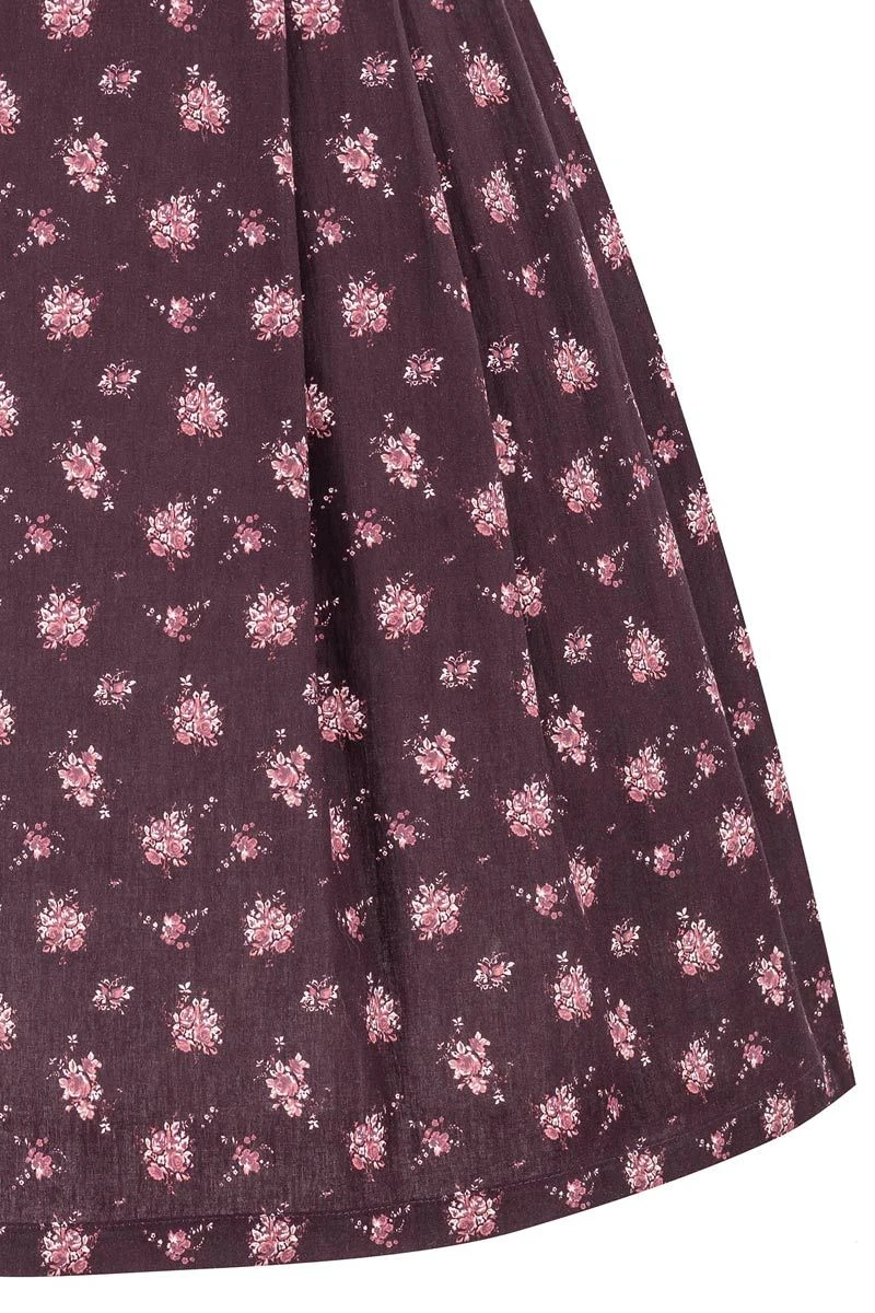 Mini Dirndl 55 Cm Dunkelrot Altrosa Lara 014520 6 Mini Dirndl 55 Cm Dunkelrot Altrosa Lara 014520 – Bild 6