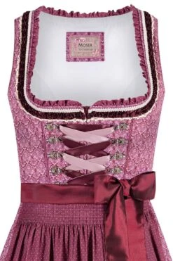Modegeschäft -Modegeschäft moser mini dirndl 55cm dunkelrot gemustert viktoria 010218 2 1200x1200