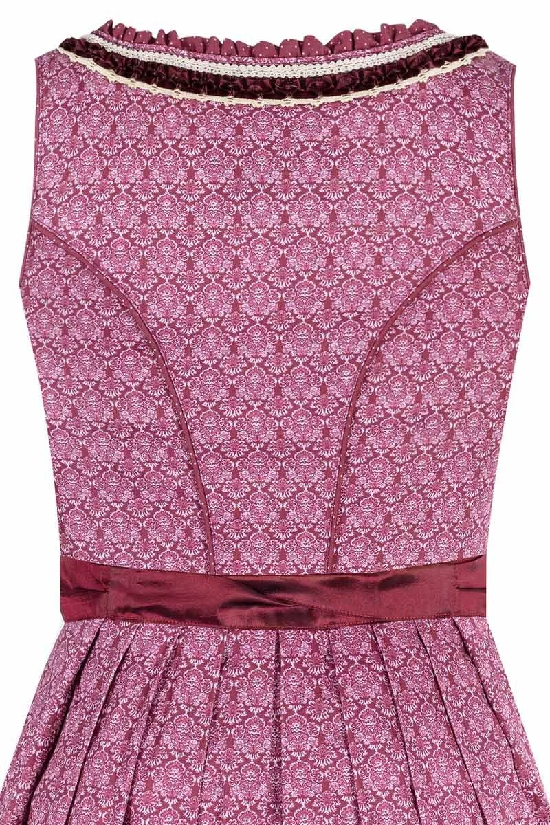 Mini Dirndl 55 Cm Dunkelrot Gemustert Viktoria 010218 4 Mini Dirndl 55 Cm Dunkelrot Gemustert Viktoria 010218 – Bild 4