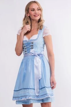 Mini Dirndl 55 Cm Hellblau Leonie 014962