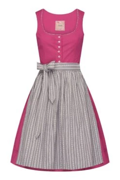 Modegeschäft -Modegeschäft moser mini dirndl 60cm beere grau inkl schal clara 007859 1b 1200x1200