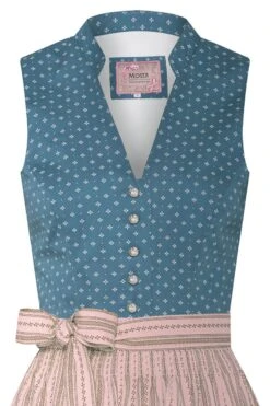 Mini Dirndl 60 Cm Blau Altrosa Valentina 009060 -Modegeschäft moser mini dirndl 60cm blau altrosa valentina 009060 2 1200x1200