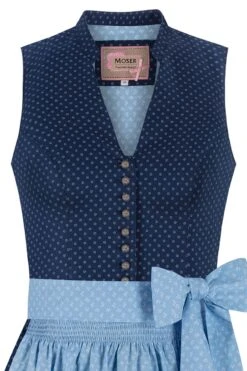 Modegeschäft -Modegeschäft moser mini dirndl 60cm dunkelblau hellblau valentina 014423 2 1200x1200