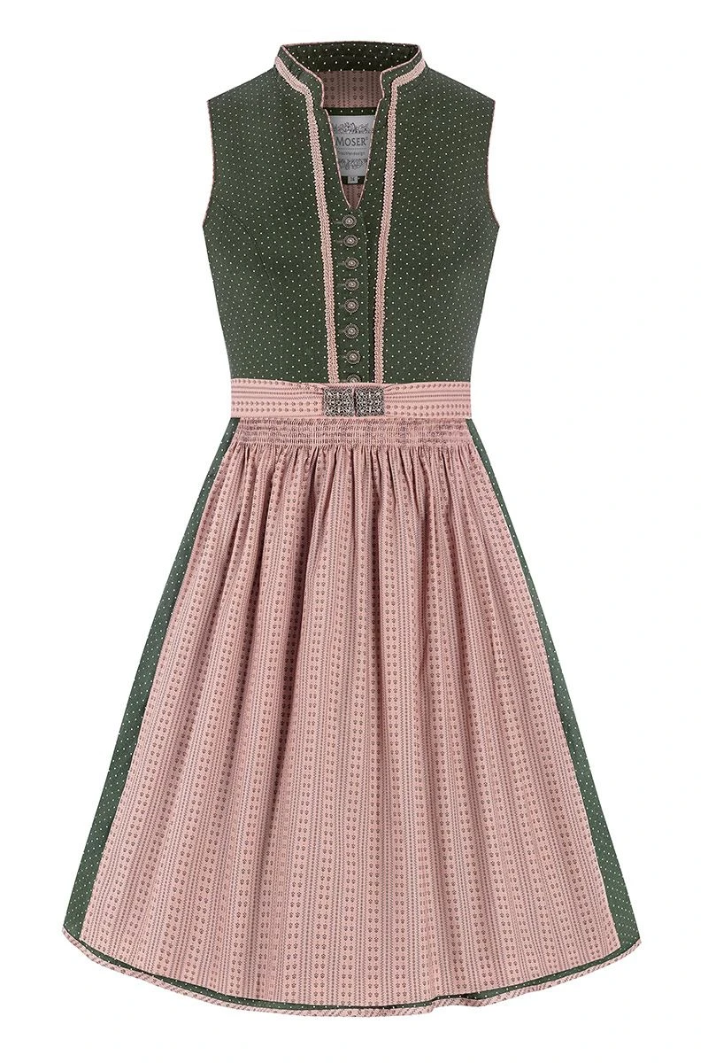 Mini Dirndl 60 Cm Grün Altrosa Valerie 012917 1 Mini Dirndl 60 Cm Grün Altrosa Valerie 012917
