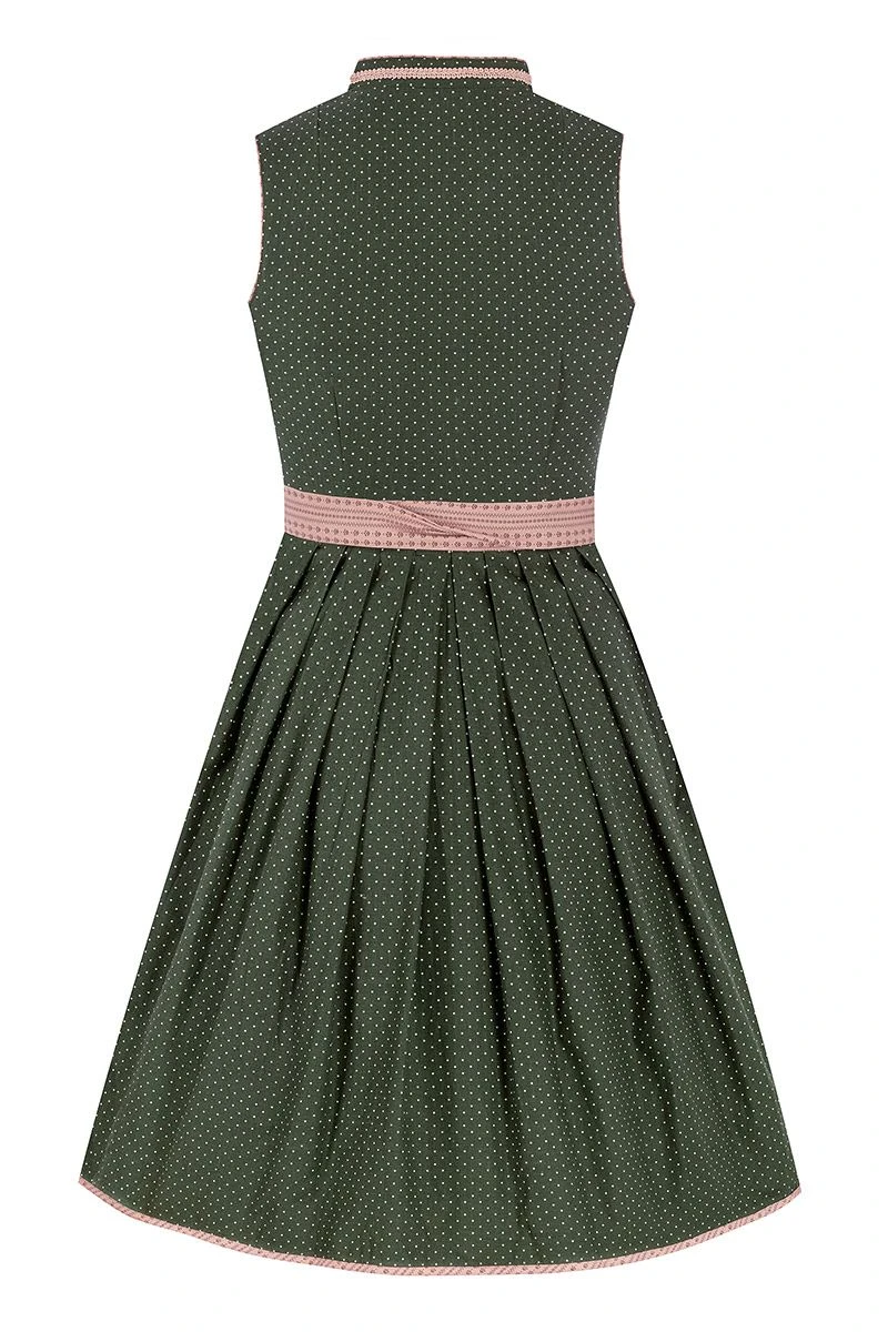 Mini Dirndl 60 Cm Grün Altrosa Valerie 012917 3 Mini Dirndl 60 Cm Grün Altrosa Valerie 012917 – Bild 3