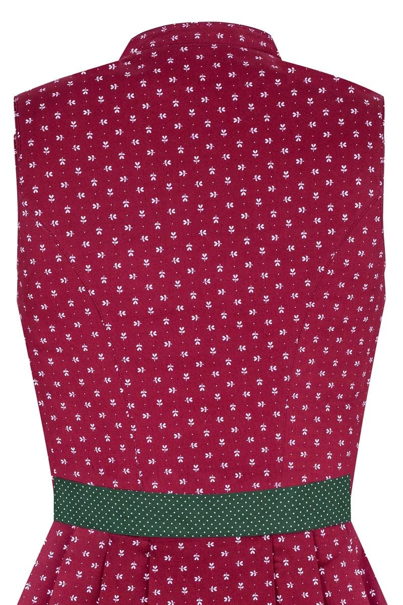 Mini Dirndl 60 Cm Rot Grün Gemustert Greta 010178 4 Mini Dirndl 60 Cm Rot Grün Gemustert Greta 010178 – Bild 4