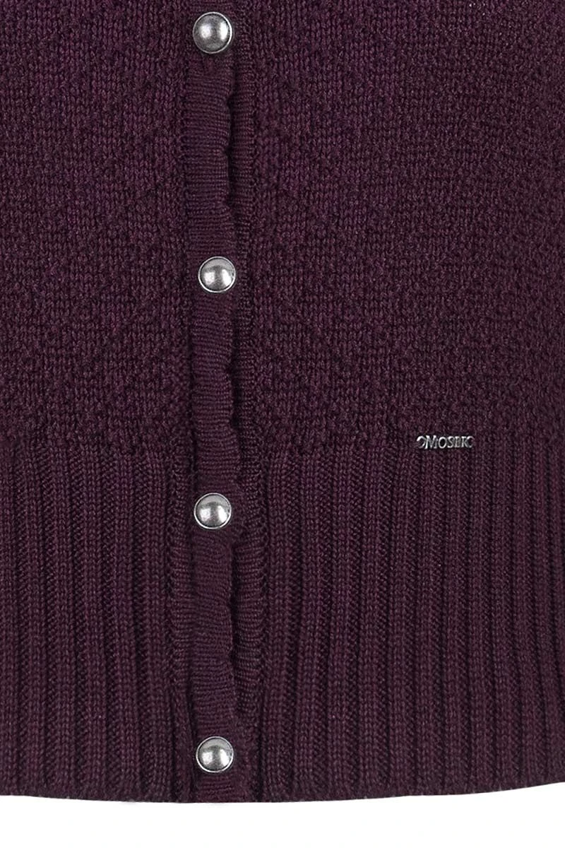 Trachten Strickjacke Beere Marlene 003185 3 Trachten Strickjacke Beere Marlene 003185 – Bild 3