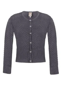 Trachten Strickjacke Grau Marlene 003188