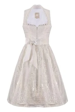 Hochzeitsdirndl Midi 65 Cm Creme Charlotte 001632